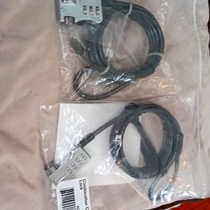 New Combination Cable locks